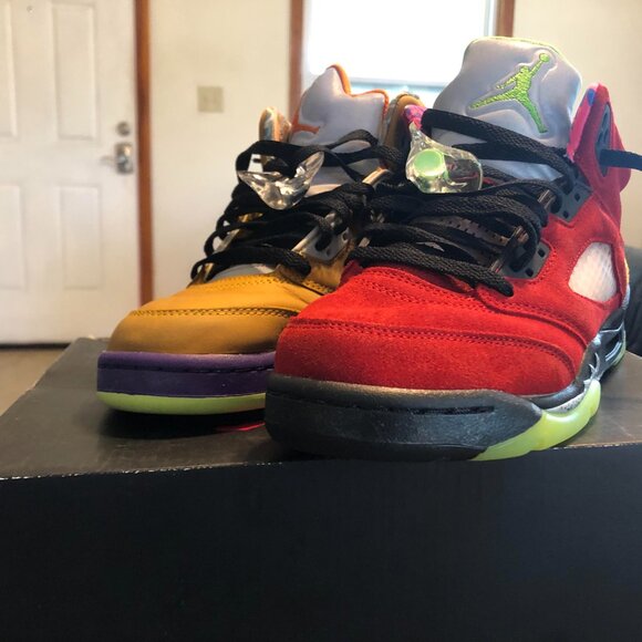 Air Jordan 5 RETRO SE (GS) CZ6415 700 USA 7Y Varsity Maize Solar Orange main image 4